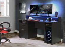 Gamingtisch >TEZAUR< LED-Wechselbeleuchtung,...
