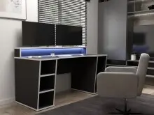 Gamingtisch >TEZAUR< LED-Wechselbeleuchtung,...