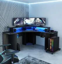 Eckschreibtisch >TEZAUR< Gamingtisch,...