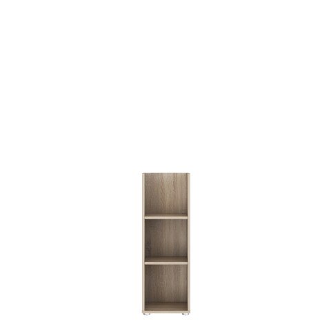 Regal >WINNIE< 2 Böden, 3 Fächer, Sonoma Eiche Dekor - 29,6x89,8x33,1cm (BxHxT)