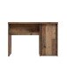 Schreibtisch >WINNIE< 1 Schub+Tür, Old-Wood Vintage Dekor / Betonoptik - 110x76,3x60cm B/H/T