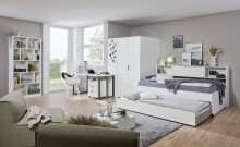 Schreibtisch >NORDERNEY< Made in Germany, weiss,...