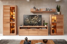 Wohnwand >Nature One< 4-teilig, mit LED, FSC, in...