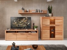 Wohnwand >Nature One< 3-teilig, mit LED, FSC, in...
