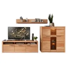 Wohnwand >Nature One< 3-teilig, mit LED, FSC, in...