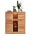 Wohnwand >Nature One< 3-teilig, mit LED, FSC, in Kernbuche teimassiv - 330x180x45cm (B/H/T)
