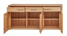 Sideboard >Nature One< 3 Türen, 3 Schübe, FSC, in Kernbuche teilmassiv - 190x86x45cm (B/H/T)