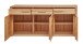 Sideboard >Nature One< 3 Türen, 3 Schübe, FSC, in Kernbuche teilmassiv - 190x86x45cm (B/H/T)