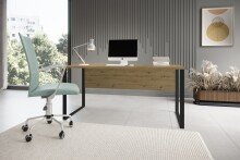 Schreibtisch >Amanda< in Eiche Artisan Dekor - 170...