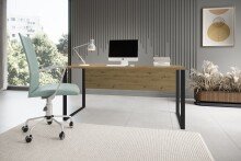 Schreibtisch >Amanda< in Eiche Artisan Dekor - 170...