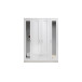 Kleiderschrank >Lepini< in Weiß, Dekorfolie - 156x191x50cm (BxHxT)