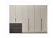 Kleiderschrank >Nuka< in Grau, Dekorfolie - 300x225,5x60cm (BxHxT)
