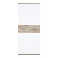 Kleiderschrank >WINNIE< in Sonoma Eiche / Weiss -...
