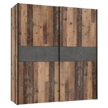 Kleiderschrank >WINNIE< in Old Wood Vintage /...