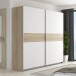 Kleiderschrank >WINNIE< in Sonoma Eiche / Weiss - 170,3x190,5x61,2cm (BxHxT)