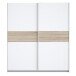 Kleiderschrank >WINNIE< in Sonoma Eiche / Weiss - 170,3x190,5x61,2cm (BxHxT)
