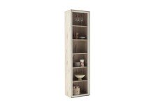 Vitrine >SANTERNO< 1 Tür, 6 Fächer, in...