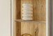 Highboard >SANTERNO< 2 Türen, in Soft withe / Viking Eiche Dekor - 124x140x37 (BxHxT)