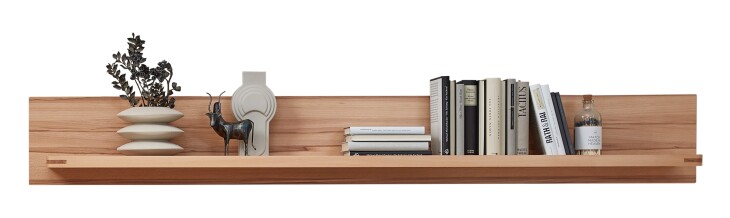 Wandboard >Nature One< FSC, in Kernbuche teilmassiv - 180x24x22cm (B/H/T)