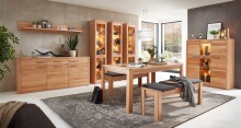 Wandboard >Nature One< FSC, in Kernbuche teilmassiv - 180x24x22cm (B/H/T)