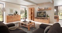 Wandboard >Nature One< FSC, in Kernbuche teilmassiv - 180x24x22cm (B/H/T)