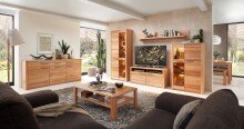 Wandboard >Nature One< FSC, in Kernbuche teilmassiv - 180x24x22cm (B/H/T)