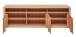Wohnwand >Nature One< (3-teilig) Kernbuche teilmassiv - 320x170x45cm (BxHxT)