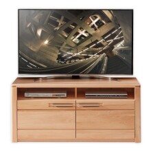 Wohnwand >Nature One< (3-teilig) Kernbuche teilmassiv - 260x170x45cm (BxHxT)