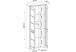 Wohnwand >Nature One< (4-teilig) Kernbuche teilmassiv - 350x203x45cm (BxHxT)