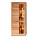 Wohnwand >Nature One< (4-teilig) Kernbuche teilmassiv - 350x203x45cm (BxHxT)