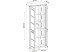 Wohnwand >Nature One< (4-teilig) Kernbuche teilmassiv - 350x203x45cm (BxHxT)