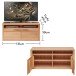 Wohnwand >Nature One< (4-teilig) Kernbuche teilmassiv - 350x203x45cm (BxHxT)