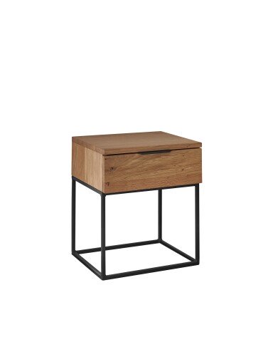 Nachtkommode >Seppo< in Nadelholz massiv, Massivholz - 45x52x40cm (BxHxT)