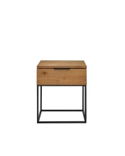 Nachtkommode >Seppo< in Nadelholz massiv, Massivholz - 45x52x40cm (BxHxT)