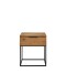 Nachtkommode >Seppo< in Nadelholz massiv, Massivholz - 45x52x40cm (BxHxT)