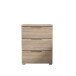 Nachtkommode >Smilla< in Eiche Sonoma, Melamin - 46x61x42cm (BxHxT)