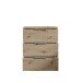 Nachtkommode >Smilla< in Artisan Eiche, Melamin - 46x61x42cm (BxHxT)