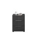 Nachtkommode >Sean< in Anthrazit, - 45x61x40 cm (BxHxT)