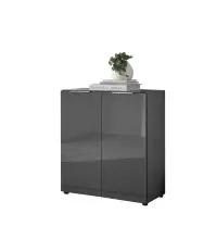 Kommode >Sean< in Anthrazit, - 90x99x40 cm ( BxHxT)