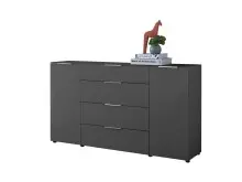 Kommode >Sean< in Anthrazit, - 180x99x40 cm ( BxHxT)