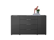 Kommode >Sean< in Anthrazit, - 180x99x40 cm ( BxHxT)