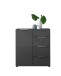 Kommode >Sean< in Anthrazit, - 90x99x40 cm ( BxHxT)
