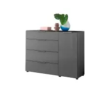 Kommode >Sean< in Anthrazit, - 135x99x40 cm (BxHxT)