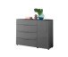 Kommode >Sean< in Anthrazit, - 135x99x40 cm (BxHxT)