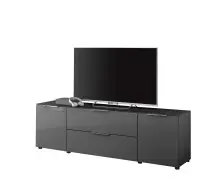 TV-Lowboard >Sean< in Anthrazit, - 180x55x40 cm...
