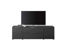 TV-Lowboard >Sean< in Anthrazit, - 180x55x40 cm (BxHxT)