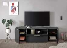 TV-Lowboard >Sean< in Anthrazit, - 180x55x40 cm (BxHxT)