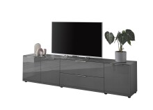 TV-Lowboard >Sean< in Anthrazit, - 226x55x40 cm...