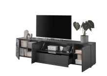 TV-Lowboard >Sean< in Anthrazit, - 226x55x40 cm (BxHxT)