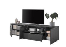 TV-Lowboard >Sean< in Anthrazit, - 226x55x40 cm (BxHxT)